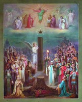 «Слава Грузинской Православной Церкви». Икона. 80-е гг. XIX в. Худож. М. П. Сабинин (собор Светицховели). Фото: Gabor Tikos/Flickr.com