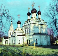 Собор во имя свт. Николая Чудотворца. 1904–1905 гг. Архит. И. П. Машков. Фотография. 10-е гг. ХХI в. Фото: akatovo.cerkov.ru