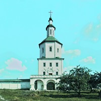 Надвратная Преображенская церковь. Между 1749 и 1758 гг. Фотография. 90-е гг. XX в.