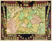 Карта Священной Римской империи германских наций в нач. XVIII в. 1770 г. Копия карты Николя де Фера 1705 г.