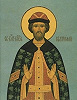 Блгв. кн. Святослав (Гавриил) Всеволодович. Икона. 80-е гг. ХХ в.