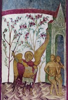 Изгнание из рая. Роспись Успенского собо-ра. 2-я пол. XVI в.— ок. 1605 г. Фото: В. Е. Сусленков