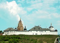 Вид на Свияжский Успенский монастырь с юго-запада. Фотография. 2016 г. Фото: М. А. Маханько