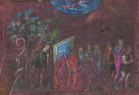 Ной с сыновьями при заключении завета с Богом. Миниатюра из Венского Генезиса. VI в. (Vindob. Theol. gr. 31. Fol. 3)