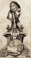 Сикст IV, папа Римский. Гравюра из кн.: Palazzi G. Gesta pontificum romanorum a sancto Petro. Venezia, 1688. Т. 3. Р. 661 (РГБ)