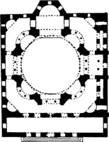 План храма Сергия и Вакха