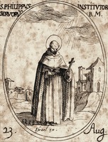 Католич. св. Филипп Беници, генеральный при Калло из кн.: Les images de tous les saincts et saintes de l’annee 1636. P., 1636 (Музей Метрополитен, Нью-Йорк). Фото: metmuseum.org