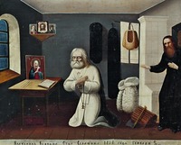 Праведная кончина прп. Серафима Саровского. Посл. треть XIX в. (частное собрание)