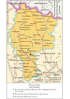 Северодонецкая и Старобельская епархия. Карта