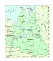 Салехардская епархия. Карта