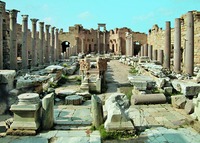 Церковь № 1 (базилика Септимия Севера) в Лептис-Магне. Кон. II — нач. III, кон. IV — нач. V в. Фото: Giovanni Boccardi / © UNESCO whc.unesco.org