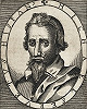Мигель Сервет. Гравюра по оригиналу 1607 г. К. ван Сихема. 1696 г. 