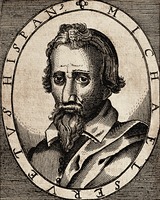 Мигель Сервет. Гравюра по оригиналу 1607 г. К. ван Сихема. 1696 г.