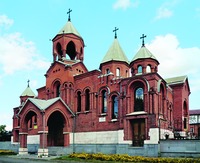 Церковь во имя свт. Григория Просветителя во Владикавказе. 1864–1868 гг., перестройка 1897–1902 гг. Фотография. 2014 г. Фото: Д. В. Белецкий