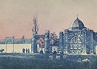 Синагога при еврейском кладбище во Владикавказе. Хромолитография. 10-е гг. ХХ в.