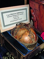 Глава прп. Симеона Столпника Дивногорца в кафоликоне в честь Вознесения Господня Нямецкого монастыря, Румыния. Фото: Э. Драгнев