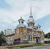 Церковь евангельских христиан-баптистов в Хабаровске. Фотография. 2015 г. Фото: Андшел / Wikimedia Commons
