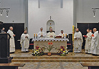 Месса во францисканском мон-ре св. Антония Чудотворца в С.-Петербурге. Фотография. 2021 г. Фото: Ю. Ницевич