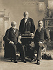 У. Вудраф (в центре), Дж. Кэннон (слева), and Дж. Смит (справа). Фотография Ч. Р. Сэвиджа. 1894 г. (коллекция Ч. Р. Сэвиджа в ун-те Бригама Янга в Прово, шт. Юта) Фото: lib.byu.edu