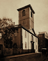 Церковь на Браттл-Стрит в Бостоне (шт. Массачусетс). 1773 г. Фотография. 1860 г.