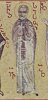 Прп. Сисой Великий. Миниатюра из греко-груз. рукописи. Кон. XV в. (РНБ. O. I. 58. Л. 120 об.)