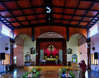 Интерьер ц. Св. семейства конгрегации Св. семейства в Кузайкаттассери, штат Керала, Индия. Фотография. 2012 г. Фото: / Wikimedia Commons