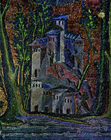 Мозаика в мечети Омейядов. 705–715 гг. Фотография. 2001 г. Фото: Jerzy Strzelecki / Wikimedia Commons