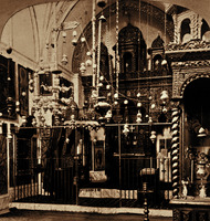 Интерьер ц. ап. Марка в Иерусалиме. Фотография. 1900 г.