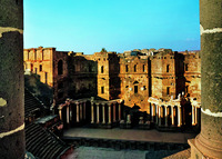 Римский амфитеатр в Босре. II в. Фотография. 2021 г. Фото: А. Ю. Виноградов