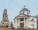 Казанская церковь в усадьбе Рай Смоленского р-на. 1818 г. Архитектор М. H. Слепнев. Фотография. 2020 г. Фото: А. Н. Яко-влев