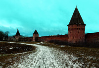 Смоленская крепость. 1595–1602 г. Зодчий Федор Конь. Фотография. 2020 г. Фото А. В. Слезкин