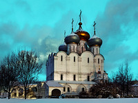 Собор в честь Смоленской иконы Божией Матери в Новодевичьем мон-ре. Сер. XVI в. Фотография. 2016 г. Фото: А. В. Слезкин