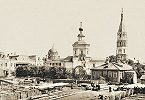 Спасские ворота монастыря. Фотография. Нач. XX в.
