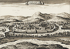 Вид Кошице. Гравюра Дж. Де Росси. 1683 г. 