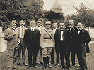 М. Р. Штефаник с группой словац. эмигрантов в Вашингтоне. Фотография. 1917 г. 