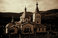 Монастырь прп. Иова Почаевского в Ладомирове. Фотография. 30-е гг. XX в. (Фонд Русской истории, Архив Свято-Троицкой ДС, Джорданвилль, США)