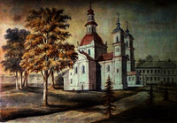 Свято-Троицкий собор. Акварель. 2-я пол. XIX в. Худож. Н. Орда (Национальный музей, Краков)