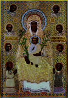 Сицилийская Дивногорская икона Божией Матери. Ок. 1831 г. (Успенский собор Дивногорского монастыря)