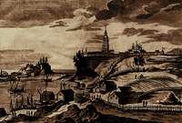 Валаамский мон-рь. Гравюра. XVIII в.