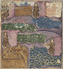 Сотворение мира. Миниатюра из Пятикнижия Ашбернхема. Рубеж VI и VII вв. (Paris. lat. 2334. Fol. 1v) 