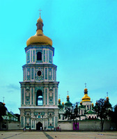 Колокольня собора Св. Софии. 1699–1706 гг., перестроена 1744–1748, 1851–1852 гг. Фотография. 2012 г. Фото: В. Е. Сусленков