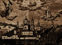 Сковородский во имя арх. Михаила монастырь. Гравюра. 1863 г.