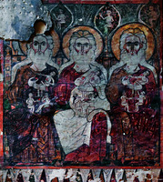 «Лоно Авраамово». Роспись церкви мон-ря Сирийцев (Дейр-эс-Суриан). IX — сер. X в. Фото: А. А. Рогожина