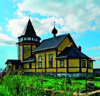 Никольская ц. в пос. Красная горка. Фотография. 10-e гг. XXI в. Фото: valaam.ru