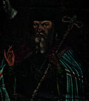 Свт. Софроний (Кристалевский), еп. Иркутский. Портрет. Кон. XVIII – нач. XIX вв. (Знаменский собор в Иркутске)