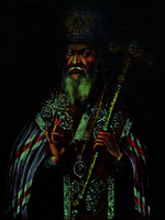 Свт. Софроний (Кристалевский), еп. Иркутский. Портрет. 2-я пол. XVIII в. (ЦАК МДА)