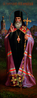 Свт. Софроний (Кристалевский), еп. Иркутский. Икона. 2003 г. Иконописец А. Н. Усалёв (Александро-Невская лавра, С.-Петербург)
