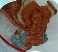 Архангел. Конха сев. апсиды ц. вмч. Георгия. 80–90-е гг. XII в. Фото: Ф. А. Зверев