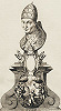 Стефан VIII (IX), папа Римский. Гравюра из кн.: Palazzi G. Gesta pontificum romanorum a sancto Petro. Venezia, 1688. T. 2. P. 109 (РГБ)