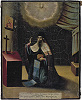 Свт. Тихон Задонский. Икона. Ок. 1861 г. (ГМИР)